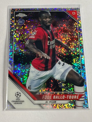 Topps Champions League Chrome 2021/22 Speckle AC Milan Fode Ballo-Toure RC