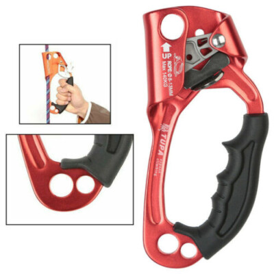 Safety Hand Ascender Rock Climbing Tree Arborist Rappelling for 8~13mm Gear Rope