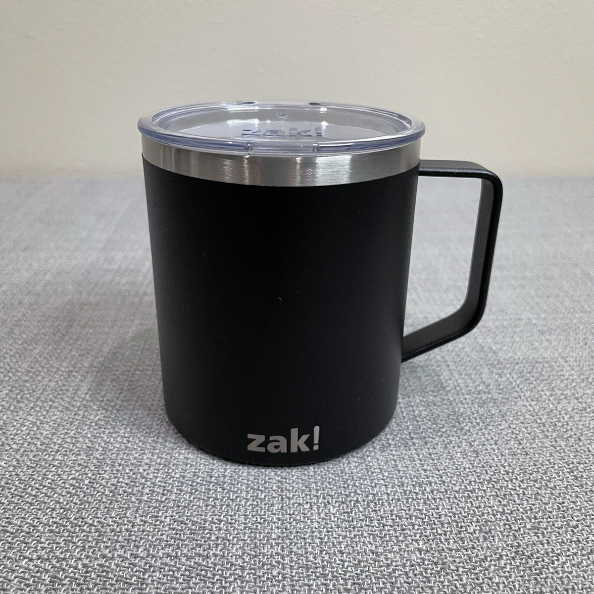 Zak! Designs 13 oz / Ounce Double Wall Stainless Steel Black Zak! Designs 13 oz / Ounce Double Wall Stainless Steel Black