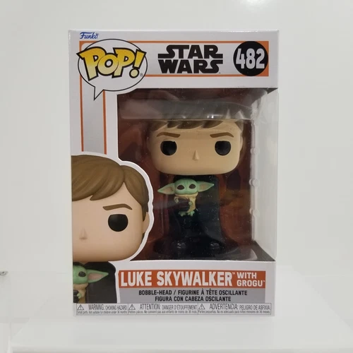 Funko Pop! Star Wars: Luke Skywalker with Grogu #482