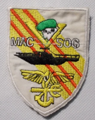 Ecusson/patch US Vietnam 5th sf group - MAC SOG, béret vert - Photo 1/2