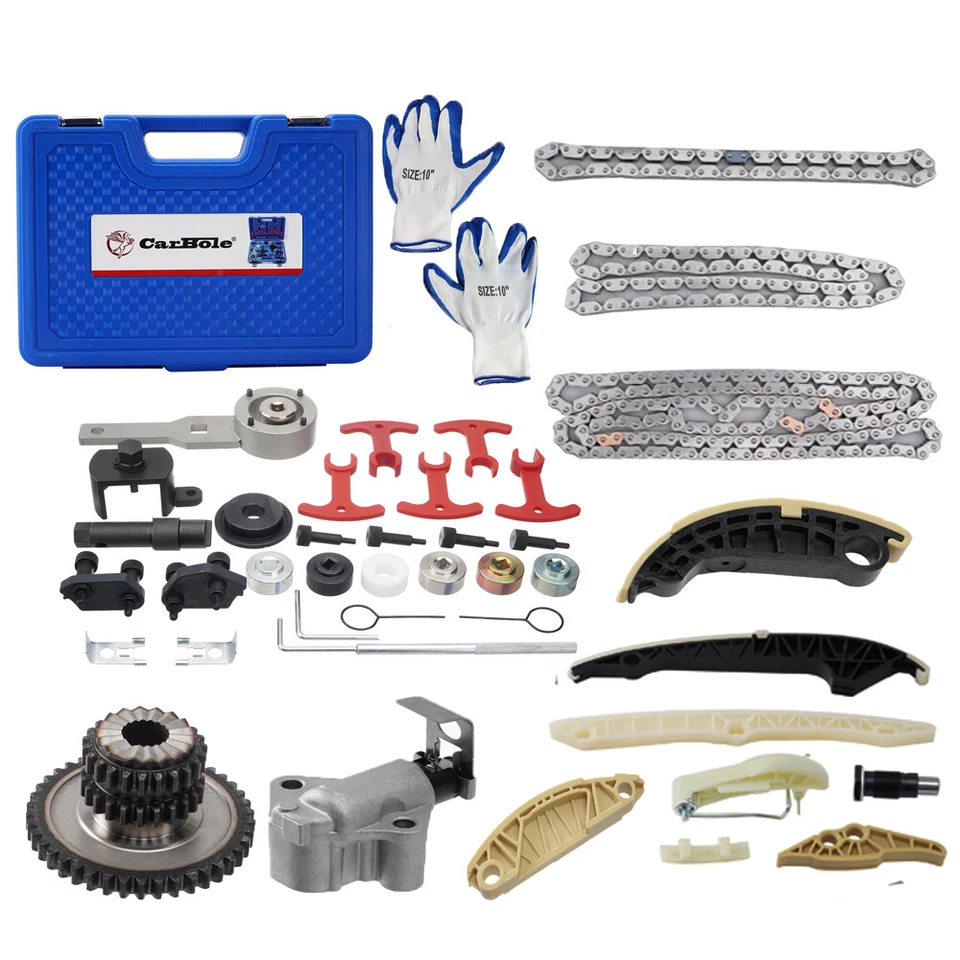 Cadena de distribución y kit de herramientas para Audi A3 Volkswagen Golf/GTI MK5 2008-2013 2.0 TFSI Foto 2 de 4