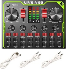Professional Audio Mixer, Music Recording, Audio Gaming, Voice Changer, Real-Tim