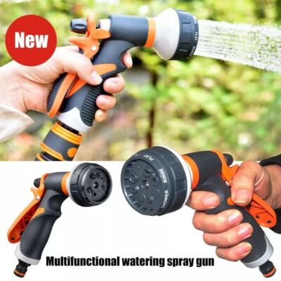 Garden Multibrause Premium Gartenbrause Wasserbrause regulierbar Spritze 8 IN 1