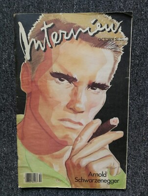 5 Hefte Andy Warhol's Interview Magazine Issues 1985/86/87 Schwarzenegger