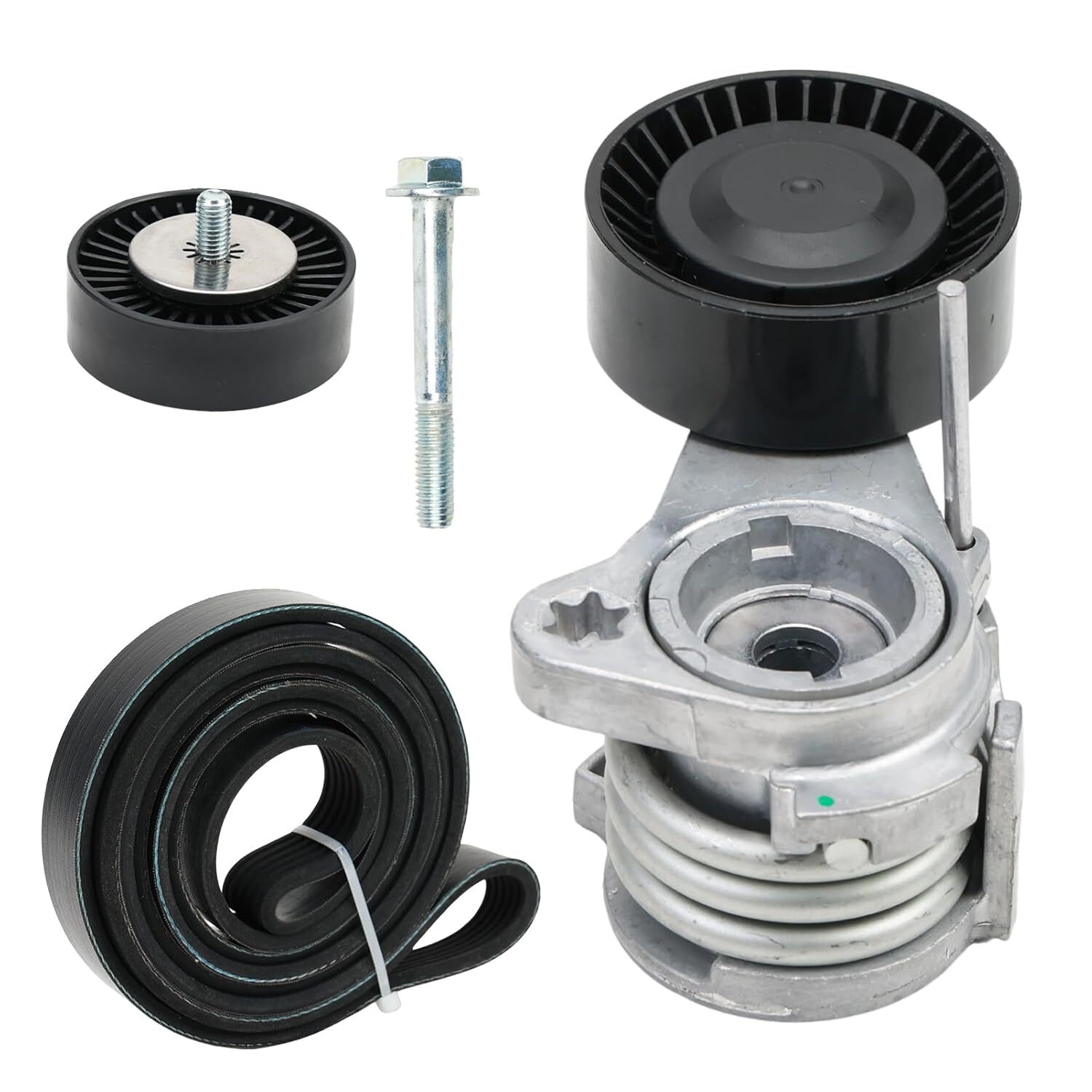 Drive Belt Idler Pulley Tensioner Kit For BMW 128i 325i 325xi 328i 328xi X3 N52