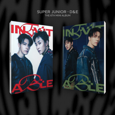 SUPER JUNIOR D&E INEVITABLE 6th Mini Album 2SET CD+Photobook+Photocard+Etc+TR#