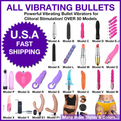 All Powerful Vibrating Bullet Vibrators for Clitoral Stimulation, Vibe Massager