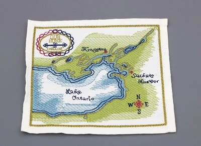 American Girl Caroline Travel map for 18'' doll