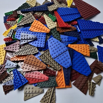 Lego Flügel Platten Paare X 50 Stück Mehrfarbig Zufällige Größen Schiffe (X25 Paar)