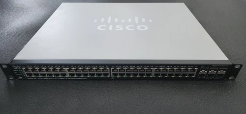 Cisco SG500X-48P-K9 500 Small Business 48-Port GE PoE+ 4-Port SFP+ Switch