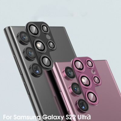 For Samsung Galaxy S22 Ultra Camera Lens Protector Aluminum Alloy Metal Camera