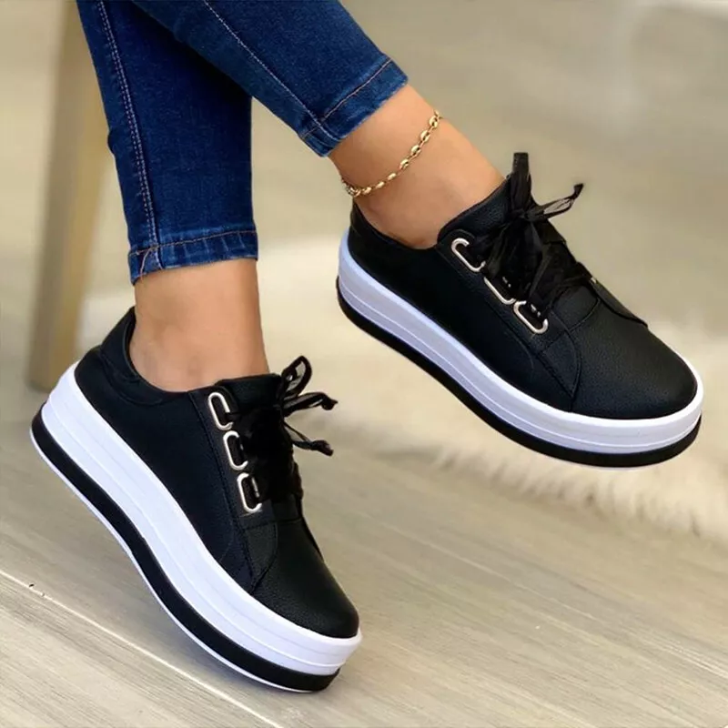 Zapatos Deportivos Para Mujer Zapatillas De Cuña Moda Lujo |