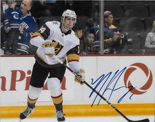 Autographed Vegas Golden Knights Nicolas Hague 8x10 Photo #2 Original