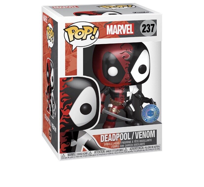 Deadpool/Venom #237 Pop in a Box Exclusive Funko Pop Marvel