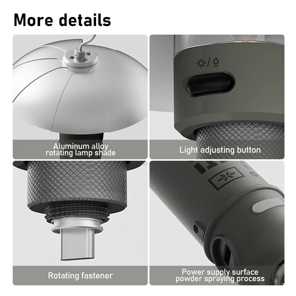 Lofree Camping Lantern IPX4 Portable Mini Rechargeable Camping