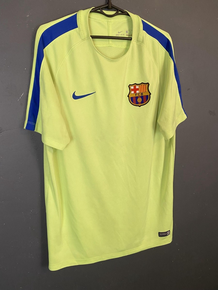 MEN'S NIKE FC BARCELONA 2017/2018 TRAINING FOOTBALL SOCCER SHIRT