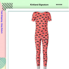 Kirkland Signature Girls' 2-Piece Pajama Set, 10 