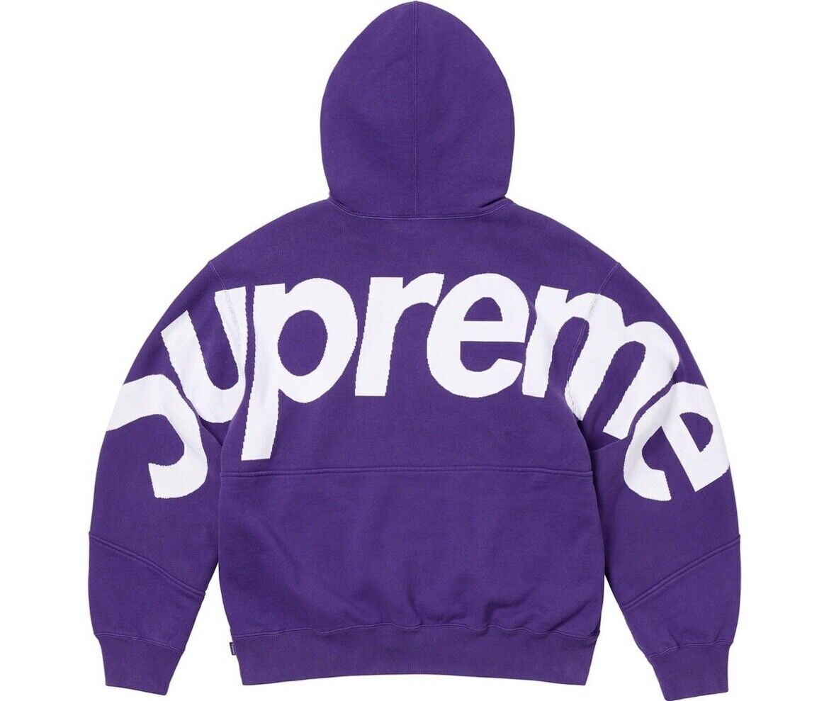 Supreme Big Logo Jacquard Hooded Sweatshirt FW23 3colors Supreme Big Logo Jacquard Hooded Sweatshirt FW23 3colors