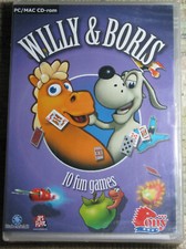 WILLY  BORIS 10 Fun Games PC MAC CD-Rom Brand New
