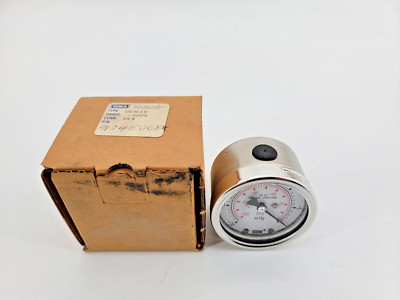New Wika 9745068 232.54 2.5'' Vacuum Pressure Gauge -100kPa / -30in.Hg, 1/4''NPT