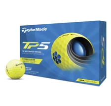 TaylorMade TP5 Yellow Golf Balls 12BP