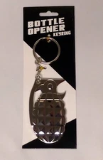 HAND GRENADE 2-3/4" x 1-1/2" Metal Key Ring / Bottle Opener (144) Keychain