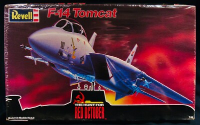 F-14 TOMCAT~The Hunt for Red October (NIB Still Sealed) 1:48~REVELL #4702