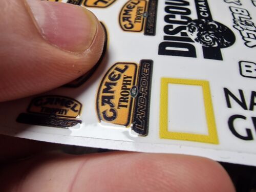 "Camel Trophy" stickers. .Scale 1/10. Stickers decals. Decals. - Picture 5 of 8