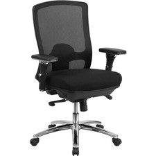 Flash Hercules Big & Tall Multifunction Swivel Office Chair, Black - LQ-2-BK-GG