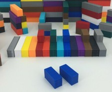 NEW 2 20' Shipping Containers - N Scale 1:160 - BLUE - ALL COLORS AVAILABLE 