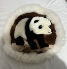 Peruvian Alpaca Fur Wall Art Panda Authentic