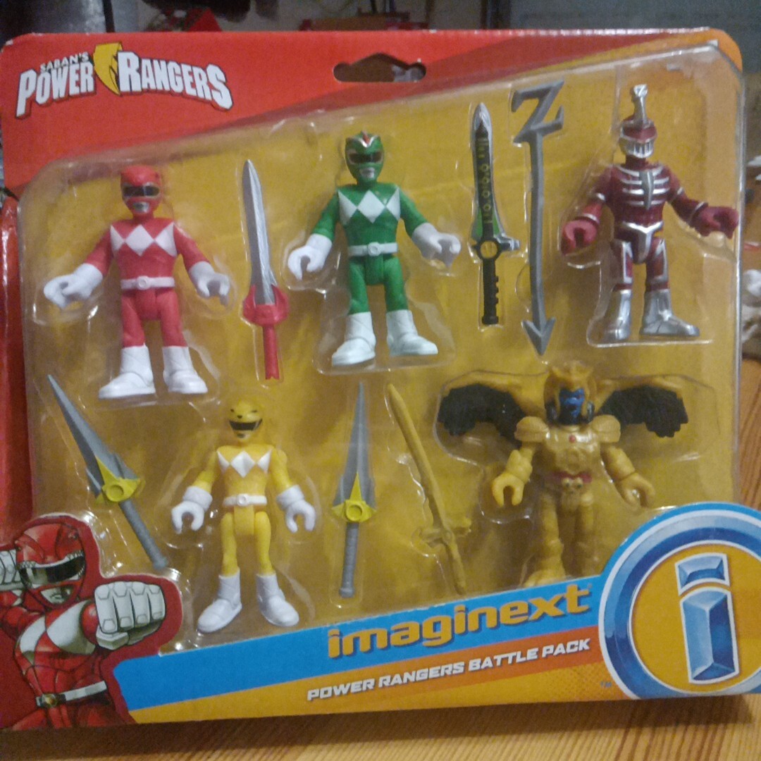 Fisher Price Imaginext Power Rangers Battle Pack Set Of Toys Figurines