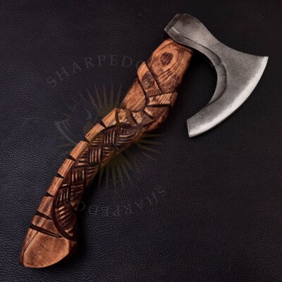 Hand Made Viking Axe with Celtic Style
