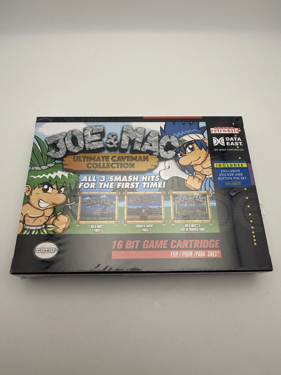 Joe & Mac Nintendo SNES Video Games for sale | eBay
