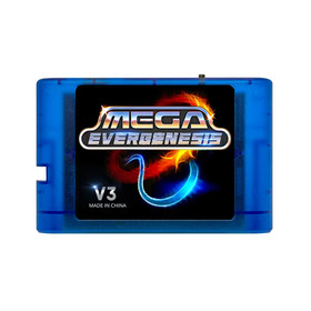 3000-in-1 Mega Genesis V3 Pro 4GB TF EDMD Game Card Sega MD/MS Console Games Lot