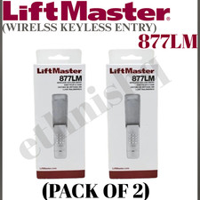 LiftMaster 877LM Entry Wireless Keyless Garage Door Opener Keypad OEM PACK 2