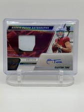 2023 Panini Zenith #206 Clayton Tune Patch Auto 197/299