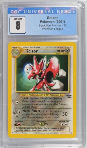 Scizor graded CGC 8 for sale on eBay
