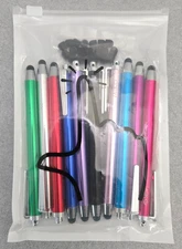 Stylus Pen Universal Capacitive Touch Screen 10-Pens For Tablets iPad, Mini, Pro
