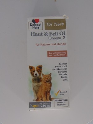 DOPPEL HERZ OMEGA 3 SKIN & FUR SUPPORT OIL FOR CATS & DOGS 250ml