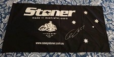 Rare Original Signed World Champion Casey Stoner Flag #27