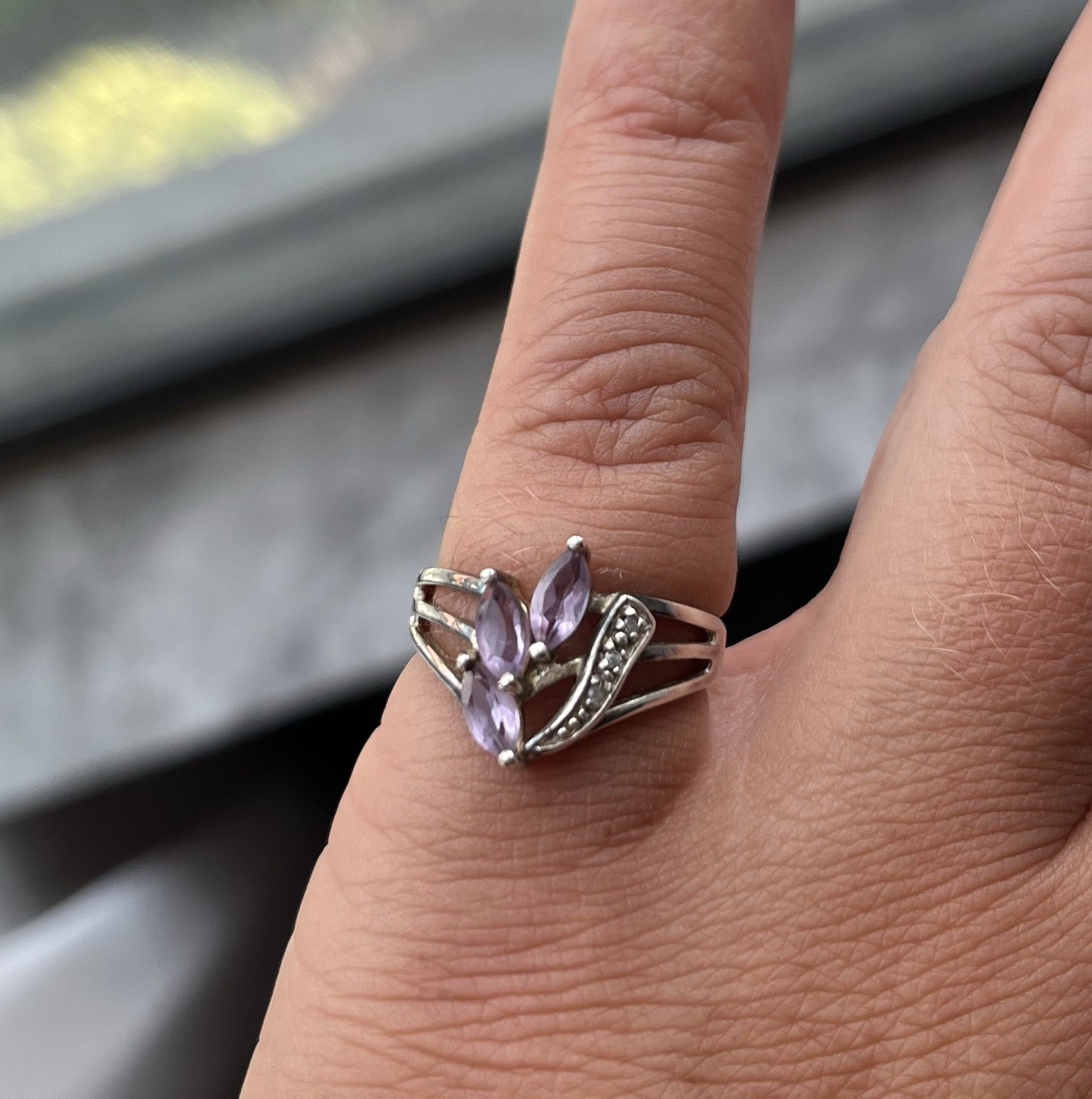 Amethyst 925 Sterling Ring - image 7