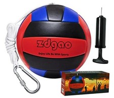 Soft Tether Ball- Replacement Tether Ball Come with Rope and Pump Set 