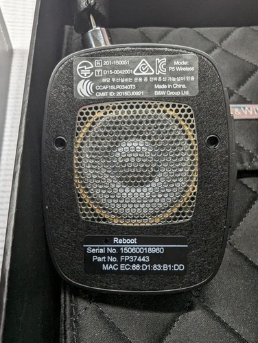 Bowers & Wilkins P5 Auriculares Inalámbricos Bluetooth On-Ear, Negros - Imagen 4 de 5