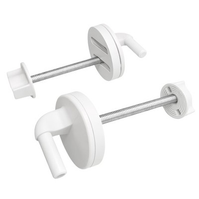 Hydro Home Adjustable Snow Hinges for Thermoset Toilet Seat Bottom Fixing