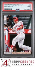 2020 TOPPS OPENING DAY #90 MIKE TROUT PSA 9