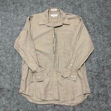 Christian Dior Homme Camicia Uomo Tan con Bottoni Taglia Large