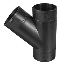 3 Inch Air Ducting Pipe Y Branch 3 Way Connector for Car Heater Warm Air Flow