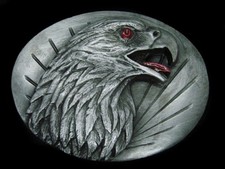 TB05108 NOS VINTAGE 1987 AMERICAN BALD EAGLE COMMEMORATIVE BELT BUCKLE
